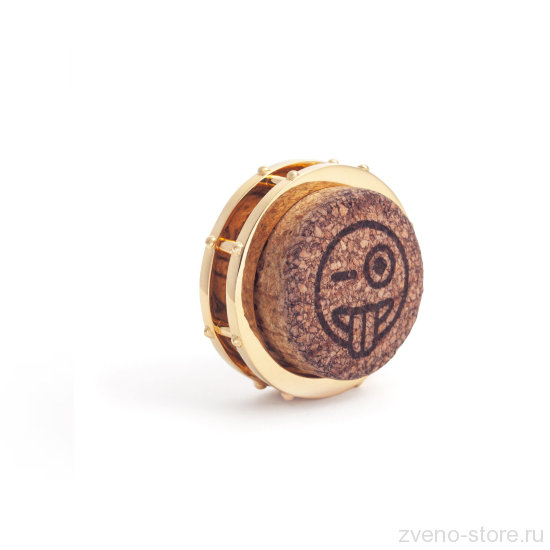 Значок Amarin Jewelry Cork Бочка латунь с позолотой