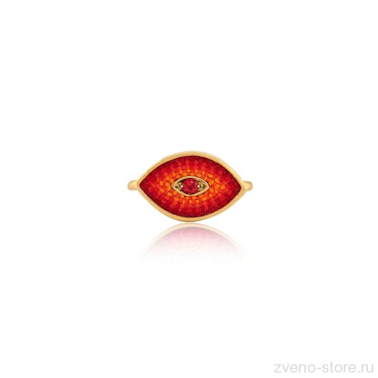 Кольцо PIXEL RED RING Le Sibille