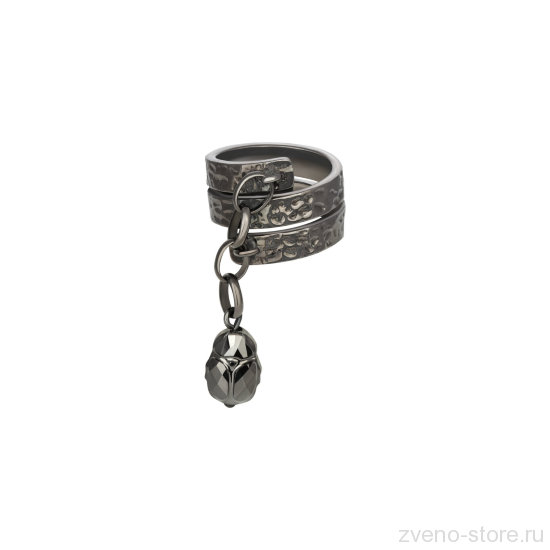 Кольцо Amarin Jewelry Bugs black серебро 925